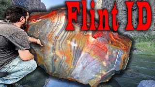 How to Identify FLINT for a Flint and Steel Fire Starter A Primitive Survival Skill [upl. by Dremann]