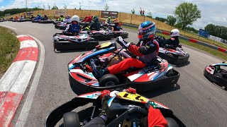 Start of 24h Karting Race of Slovakia Ring 2022  POV [upl. by Borden]