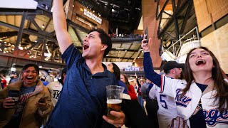 This is lifetime memories Fans celebrate as Texas Rangers win World Series [upl. by Giesecke]