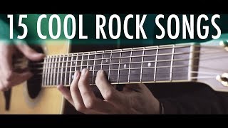 15 SUPER COOL ROCK SONGS in fingerstyle [upl. by Freida471]