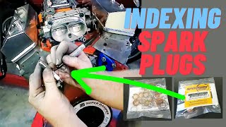 Indexing and side gapping spark plugs with speed master tapered seat washer kit [upl. by Lellih]