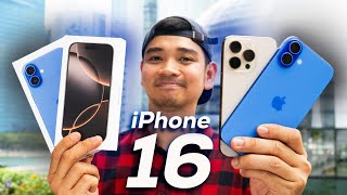 Rp45 JUTA UNBOXING iPhone 16 amp 16 PRO [upl. by Edd]