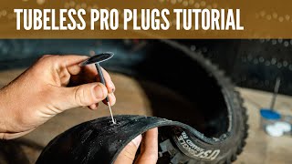 Lezyne  Tubeless Pro Plugs Tutorial [upl. by Rob]