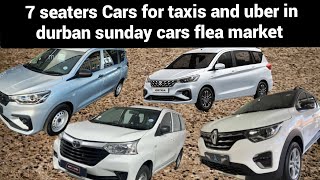 cars for uber taxis 7seaters in durban sunday cars flea market [upl. by Quartas]