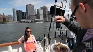 Classic Schooner Sailing Tour in New York City Wine Tasting Craft Beer or Jazz Sail [upl. by Ruthanne]