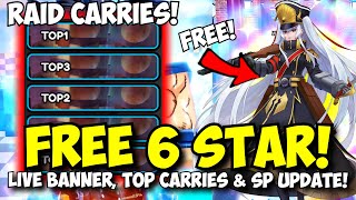 ALL CODES FREE 6 STAR amp NEW SP UPDATE Live Banner Top Raid Carries amp Giveaways ASTD [upl. by Janie]