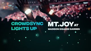 CrowdSync lights up MT JOY with LED Wristbands at Madison Square Garden [upl. by Klehm]