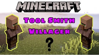 How To Get Tool Smith Villager In Minecraft  Minecraft Tutorial Bedrock [upl. by Waylin]