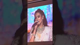 Jonita Gandhi at Ambani Wedding with A R Rahaman live [upl. by Latrena280]