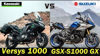 Kawasaki Versys 1000 vs Suzuki GSXS1000 GX  Comparison TM [upl. by Milli]