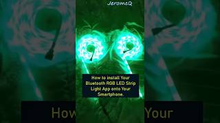 How To Install Bluetooth LED RGB Strip Light App to Your Smartphone shorts [upl. by Newlin]