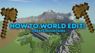 Mastering Minecraft World Edit Crafting Stunning Natural Mountains [upl. by Arrat218]