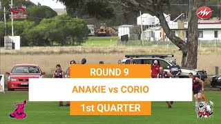 RD 9 Anakie VS Corio 1st QTR 01062024 [upl. by Anilesor]