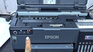 Epson L8050 printer Red Light blinking Problem solved Pvc card printing Tray problem reset [upl. by Simonetta]