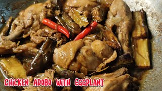 Chicken Adobo with Talong  Chicken Recipe  Easy Lutong Pinoy [upl. by Atineb942]