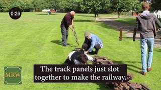 Build Your Own Miniature Railway In Just 3 Minutes [upl. by Thorma791]