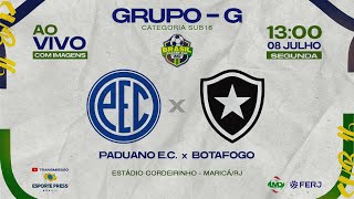 PADUANO X BOTAFOGO [upl. by Broddy]