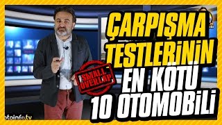 Çarpışma testlerinin en kötü 10 otomobili Small Overlap [upl. by Rabkin]