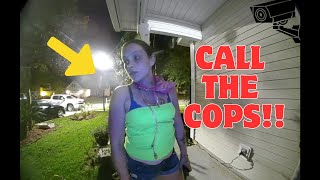 Sometimes Its Best To Just Call The Cops Vol 2 Caught On Ring Doorbell scary police top10 [upl. by Loftus]