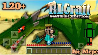 Rl Craft Addon For Mcpe 120  Best Addon For Mcpe [upl. by Anelem]