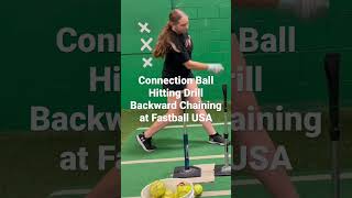 Connection Ball power Hitting drill combo with backward chaining at Fastball USA [upl. by Nothgierc395]