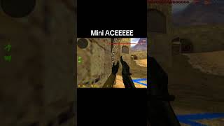 Smashing Terrors From Mid Mini ACE  CS 16 counterstrike cs16 gaming shorts [upl. by Olegnaed]