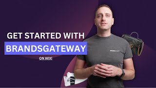 How to Start Dropshipping Luxury Fashion With Brandsgateway on WIX [upl. by Ahtibat]