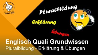 Englisch Quali Bayern  Grundwissen  Pluralbildung Erklärung amp Übungen [upl. by Maddy611]