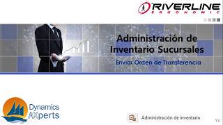 Dynamics AX  Sucursales  Inventarios  Enviar OrdenTransferencia [upl. by Enuj]