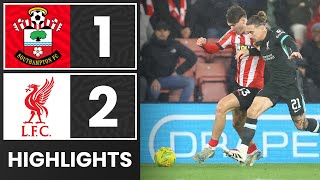 HIGHLIGHTS Southampton 12 Liverpool  Carabao Cup [upl. by Lebazej]