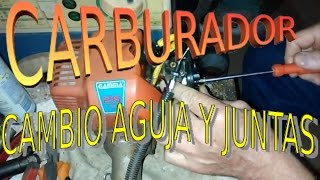 ⛽ Desmalezadora NAFTA PARTE 1 Reparación carburador bordeadoracarburetorcarburadordesbrozadora [upl. by Pouncey423]