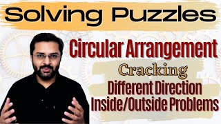 Logical Reasoning  19 Circular Seating Arrangement  Different directions InsideOutside [upl. by Merkle134]