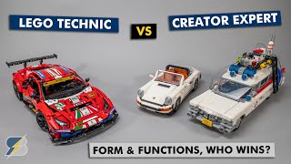 LEGO Technic vs Creator Expert  form amp functions who wins [upl. by Sinnoda]