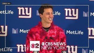 Giants QB Tommy DeVito celebrated as a hero in New Jersey hometown [upl. by Lusa]