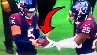 NFL Rigged Magnetic Glove Gets Stuck to the Football [upl. by Bran]