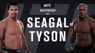 Steven Seagal vs Mike Tyson EA Sports UFC 2  Crazy UFC 👊🤪 [upl. by Lupe]