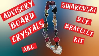 4K ADVISORY BOARD CRYSTALS ABC SWAROVSKI CRYSTAL DIY BRACELET KIT [upl. by Ettener]