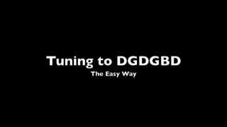 Easy Way to Tune Your Guitar to DGDGBD [upl. by Lenra]