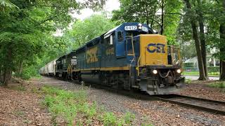 CSX 4412NS 5278 lead CSAO WPMI61 uphill 7821 [upl. by Ahsirhcal]