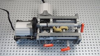 LEGO 4 Speed Linear Gearbox 2 Outputs [upl. by Killen]