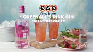 Greenalls Pink Gin Strawberry Cooler  BWS [upl. by Ardrey]