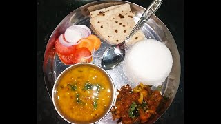 ३० मीनट मे राइस थाली बनाने का आसान तरीका । Veg Rice Thali Recipe  simple Lunch Recipe [upl. by Halla]