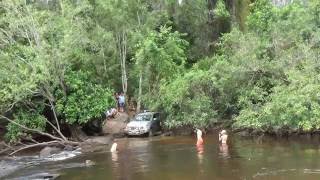 Cape York 2016 Frenchmans Track Pascoe River crossing [upl. by Annawat]