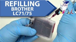 InkOwl Brother Refillable Cartridges for LC71 LC75 LC1220 LC1240 and others [upl. by Aitnahc478]