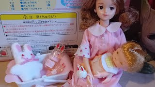 Part Two Maternity Licca chan pregnant fashion doll has her baby [upl. by Gnehs760]