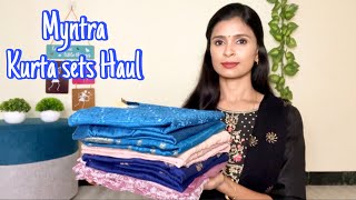 🌸Myntra kurta sets Haul in Tamil Kavithasdiary [upl. by Yelad]