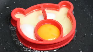 Bear Fried Egg Mold Kitchen Gadget [upl. by Oriole]