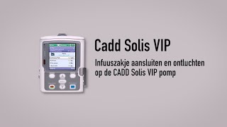 CADD Solis Vip  Aansluiten Infuuszakje [upl. by Ahsinam]