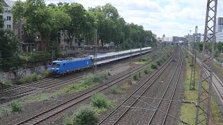 Eisenbahnverkehr in Düsseldorf Zoo Mit Br 1429 412 146 462 401 429 101 111 185 425 406 182 411 402 [upl. by Di]