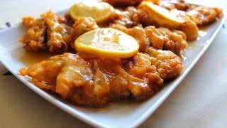 Pollo al limón estilo chino  Recetas de cocina ✅ [upl. by Verine]